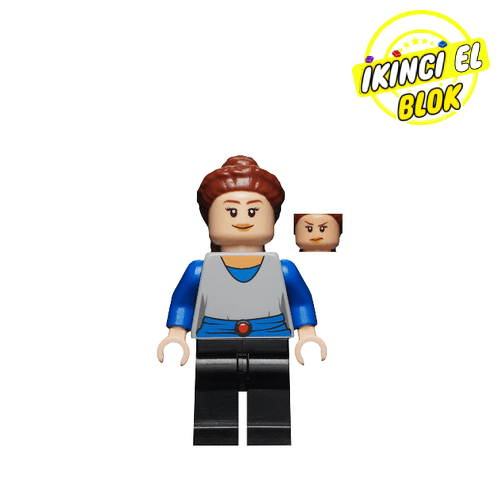 LEGO® Minifigür Padme Amidala / Naberrie, Light Bluish Gray Tunic İkinci El