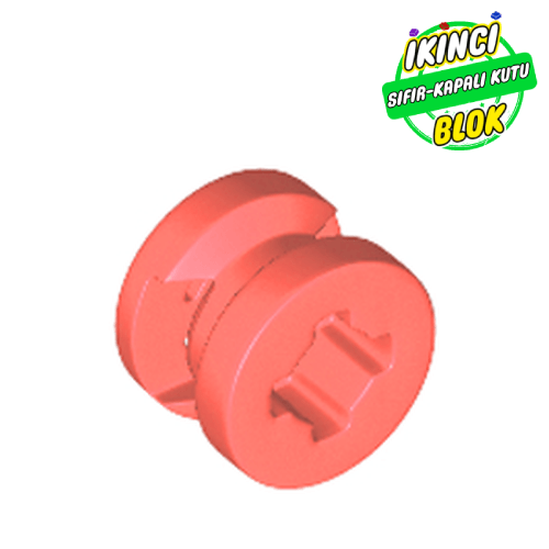 LEGO® 8mm x 6mm Aks Girişli Teker Mercan Sıfır