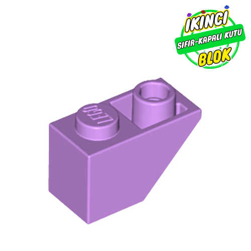 LEGO® 2 x 1 Eğimli Tuğla 45 Derece Ters Orta lavanta Sıfır