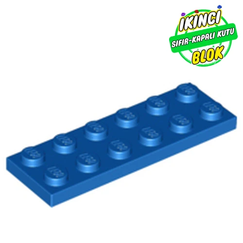 LEGO® Plate 2 x 6 Mavi Sıfır