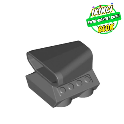 LEGO® 2 x 2 Motor Hava Girişi Koyu Mavimsi Gri Sıfır