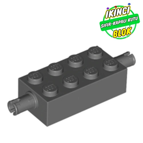 LEGO® Brick Special 2 x 4 with Pins Koyu Mavimsi Gri Sıfır