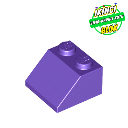 LEGO® 2 x 2 45 Derece Eğimli Parça Koyu Mor Sıfır