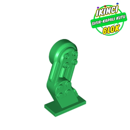 LEGO® Mech Leg, Left, with Black Pin Yeşil Sıfır