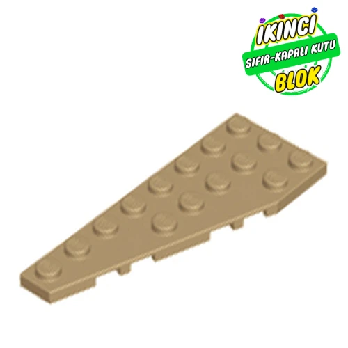 LEGO® 8 x 3 Pentagonal Sol Koyu Bej Sıfır