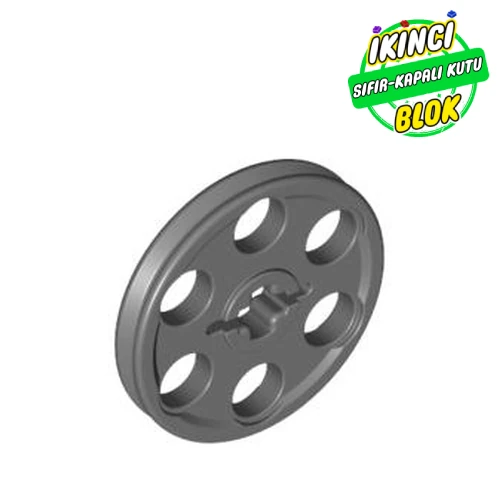 LEGO® Technic Wedge Belt Wheel [aka Pulley] Koyu Mavimsi Gri Sıfır