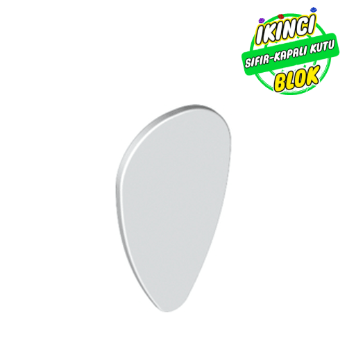 LEGO® Oval Kalkan Beyaz Sıfır