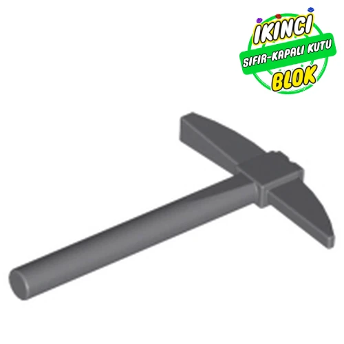 LEGO® Tool Pickaxe Koyu Mavimsi Gri Sıfır