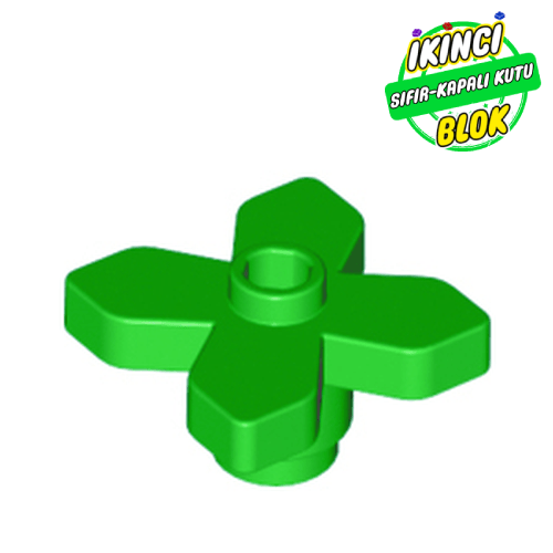 LEGO® 2 x 2 Yapraklar Yatay Parlak Yeşil Sıfır