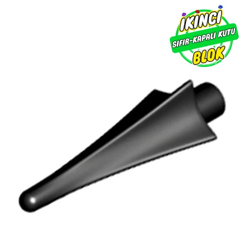 LEGO® Weapon Spear Tip with Fins Siyah Sıfır