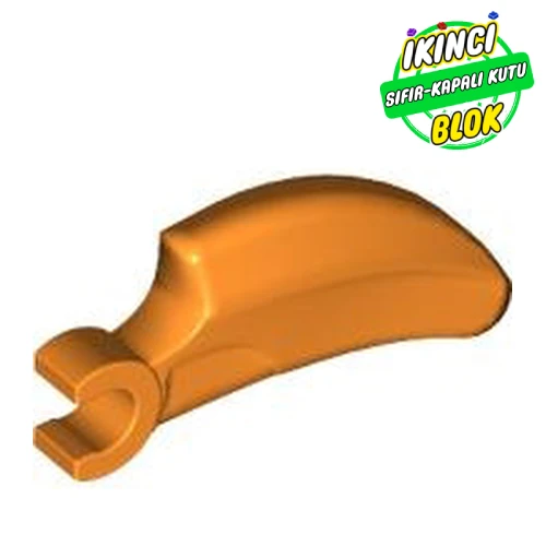 LEGO® Creature Body Part, Barb Large (Claw, Talon) with Clip Turuncu Sıfır