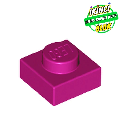 LEGO® Plate 1 x 1 Macenta Sıfır