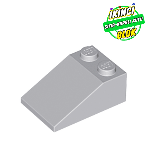 LEGO® 3 x 2 33 Derece Eğimli Parça Açık Mavimsi Gri Sıfır