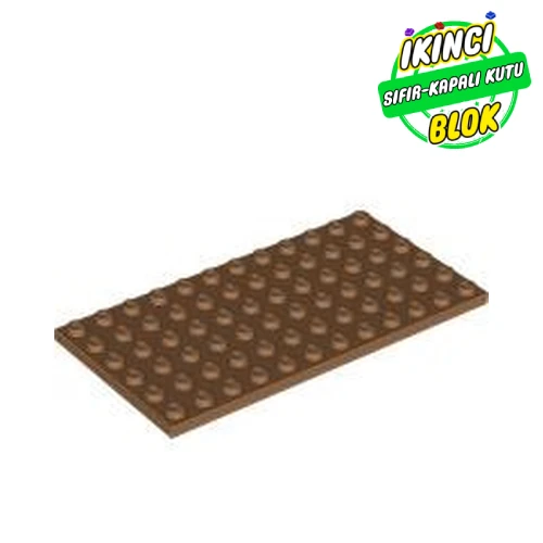 LEGO® Plate 6 x 12 Orta Nugat Sıfır