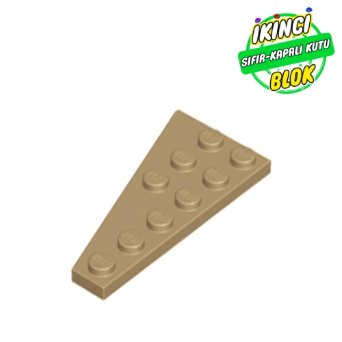 LEGO® Wedge Plate 6 x 3 Right Koyu Bej Sıfır