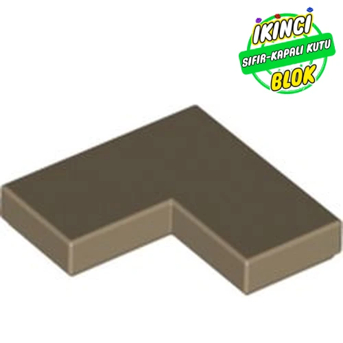 LEGO® Tile 2 x 2 Corner Koyu Bej Sıfır