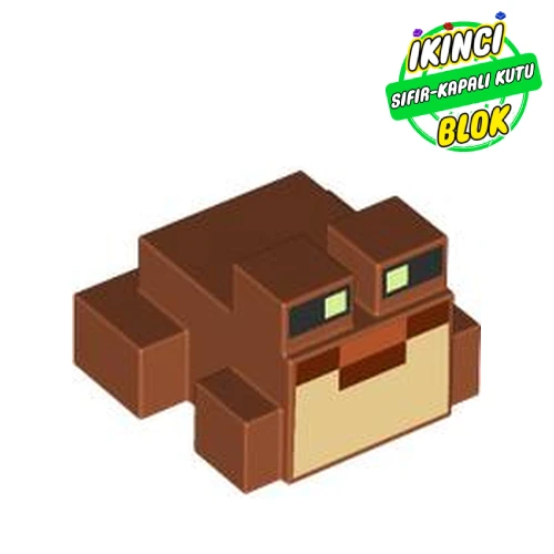 LEGO® Animal, Frog / Toad, Tan Stomach, Eyes Print Koyu Turuncu Sıfır