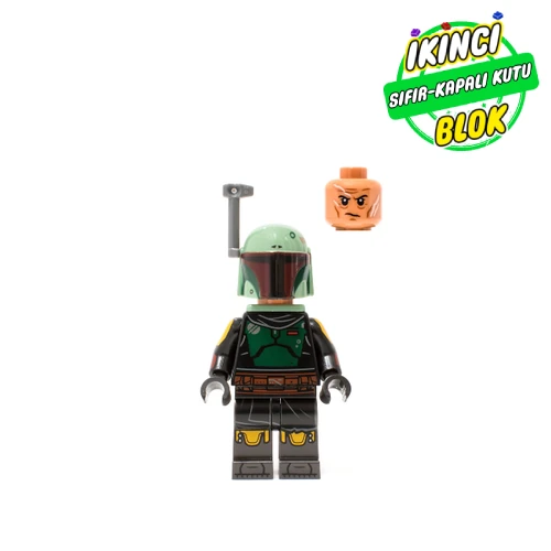 LEGO® Minifigür Boba Fett, Pearl Dark Gray Outfit, Rangefinder Sıfır sw1158