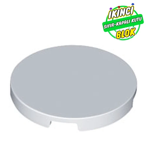 LEGO® Tile Round 3 x 3 Açık Mavimsi Gri Sıfır