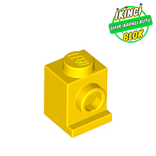 LEGO® 1 x 1 Tek Yon Açık Stud Tuğla Sarı Sıfır