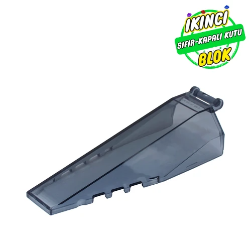 LEGO® Windscreen 10 x 4 x 2 with Handle Şeffaf Siyah Sıfır