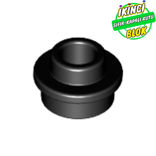 LEGO® 1 x 1 Üst Açık Stud Siyah Sıfır