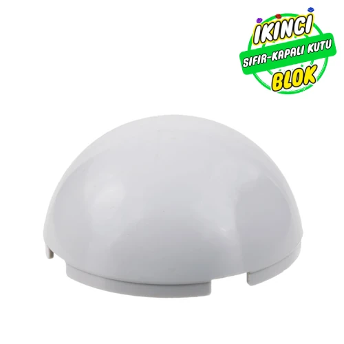 LEGO® Dome Hemisphere 4 x 4 Açık Mavimsi Gri Sıfır