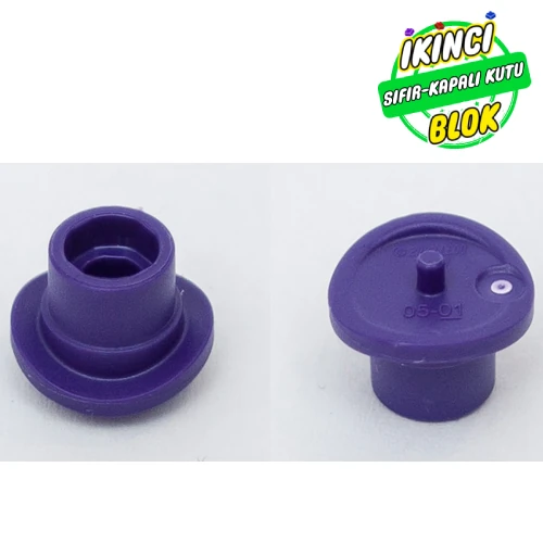 LEGO® Top Hat with Pin and Anti-Stud Koyu Mor Sıfır
