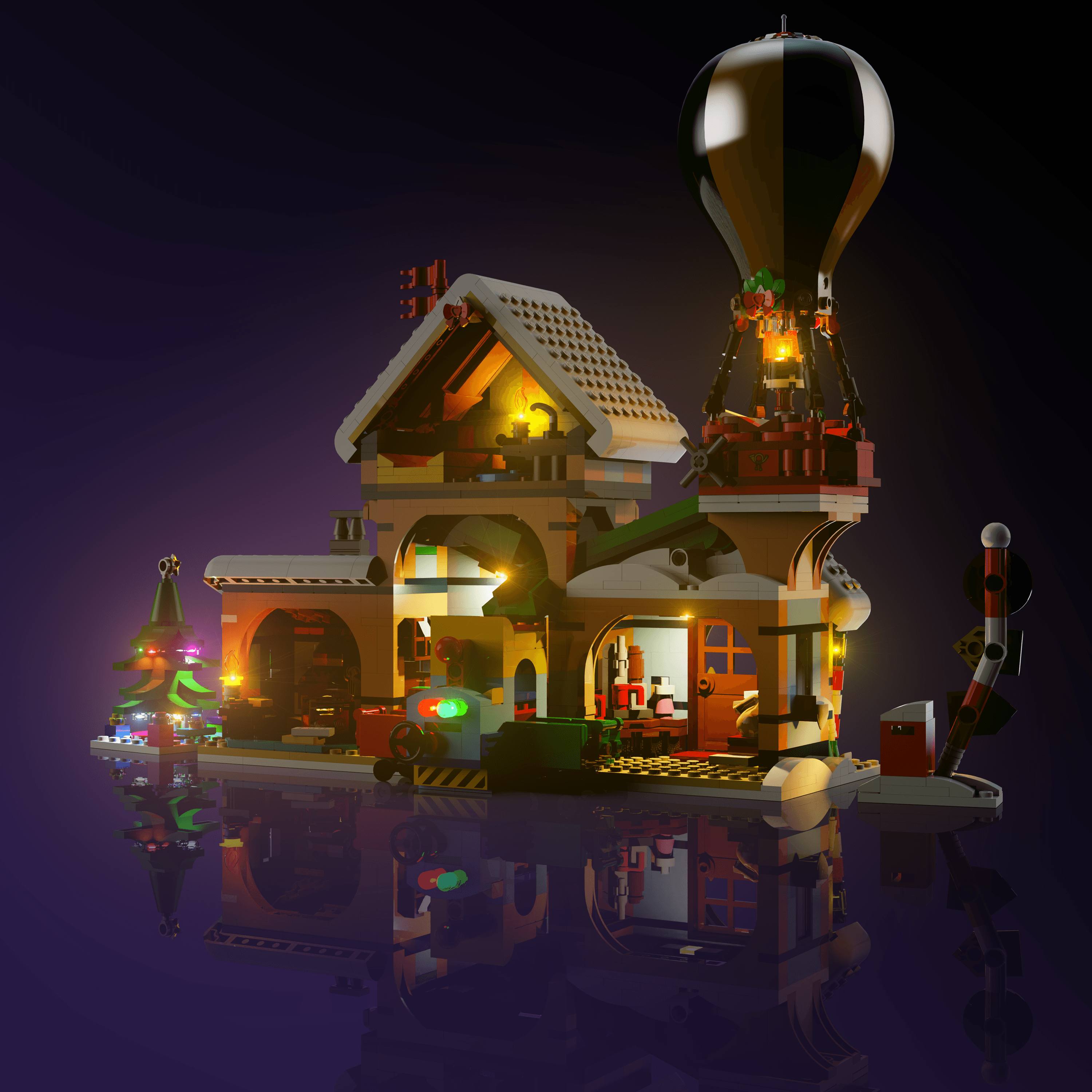 LEGO® 10339 Santa's Post Office Işık Kiti