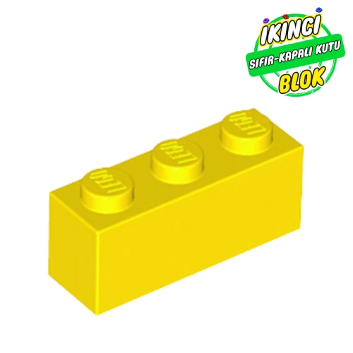 LEGO® 1 x 3 Tuğla Sarı Sıfır