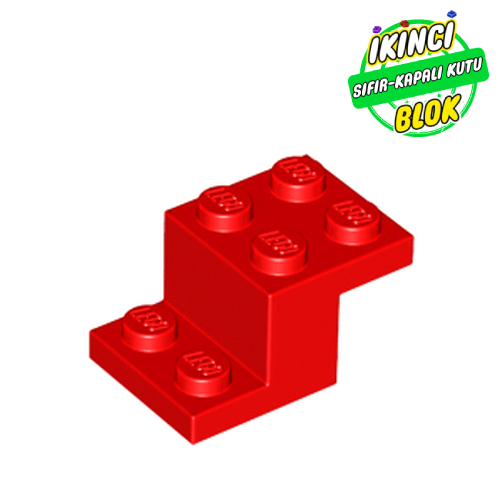 LEGO® 3 x 2 x 1 1/3 Alt Tüplü Braket Kırmızı Sıfır