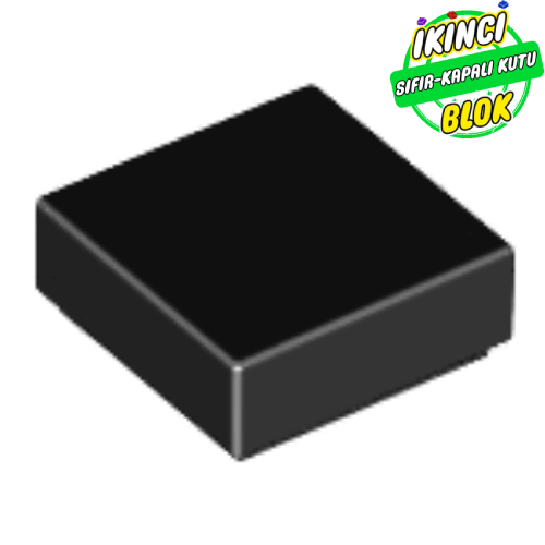 LEGO® 1 x 1 Düz Plaka Siyah Sıfır