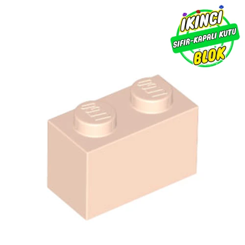 LEGO® Brick 1 x 2 Açık Nugat Sıfır