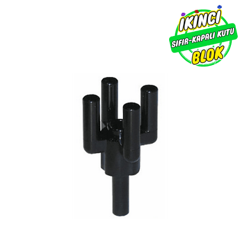 LEGO® 1.2L 4 Çubuk Bağlantılı Çubuk Siyah Sıfır