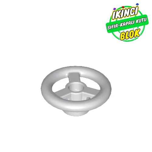 LEGO® 2 Stud Genişlikli Direksiyon Açık Mavimsi Gri Sıfır