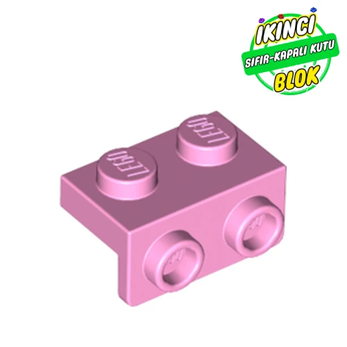 LEGO® Bracket 1 x 2 - 1 x 2 Parlak Pembe Sıfır
