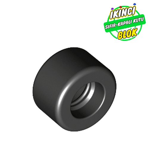 LEGO® 14mm x 9mm Küçük Lastik Siyah Sıfır