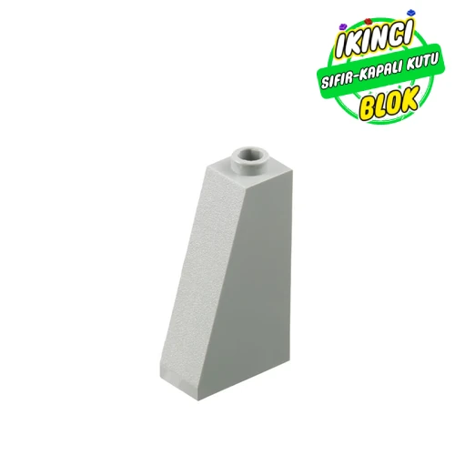 LEGO® Slope 75° 2 x 1 x 3 with Open Stud Açık Gri Sıfır