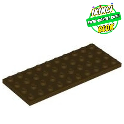 LEGO® Plate 4 x 10 Koyu Kahverengi Sıfır