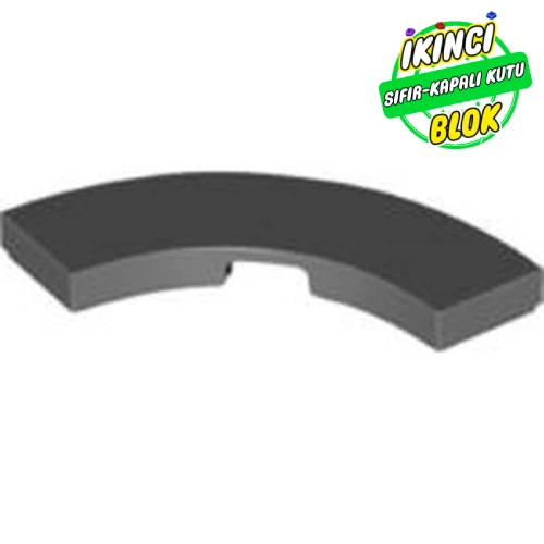 LEGO® Tile 3 x 3 Curved, Macaroni Koyu Mavimsi Gri Sıfır