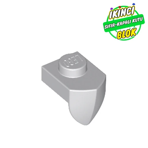 LEGO® Plate Special 1 x 1 with Vertical Tooth Açık Mavimsi Gri Sıfır