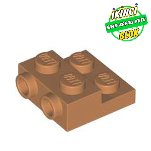 LEGO® Plate Special 2 x 2 x 2/3 with Two Studs On Side and Two Raised Orta Nugat Sıfır