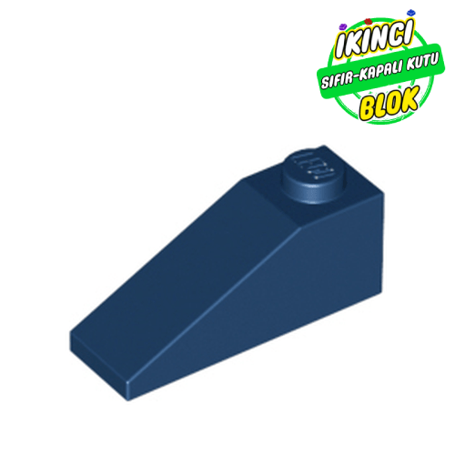 LEGO® 3 x 1 33 Derece Eğimli Parça Koyu Mavi Sıfır