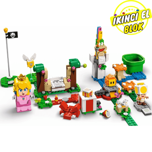 71403 LEGO® Adventures with Peach - Starter Course İkinci el