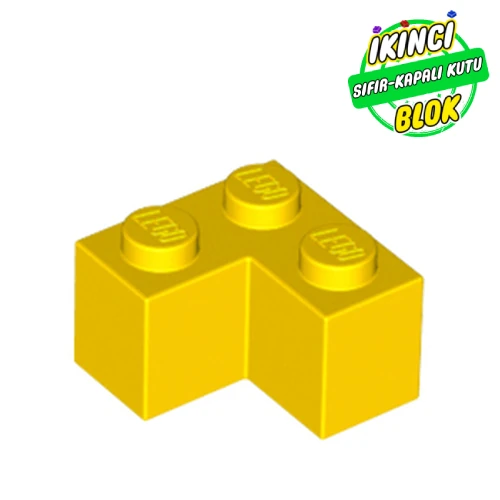 LEGO® Brick 2 x 2 Corner Sarı Sıfır