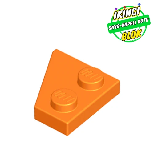 LEGO® 2 x 2 Sağ Köşe Plaka Turuncu Sıfır