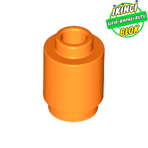LEGO® 1 x 1 Kavisli Tuğla Turuncu Sıfır