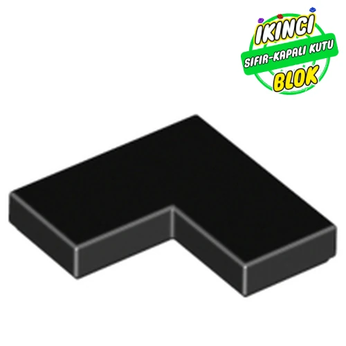 LEGO® Tile 2 x 2 Corner Siyah Sıfır