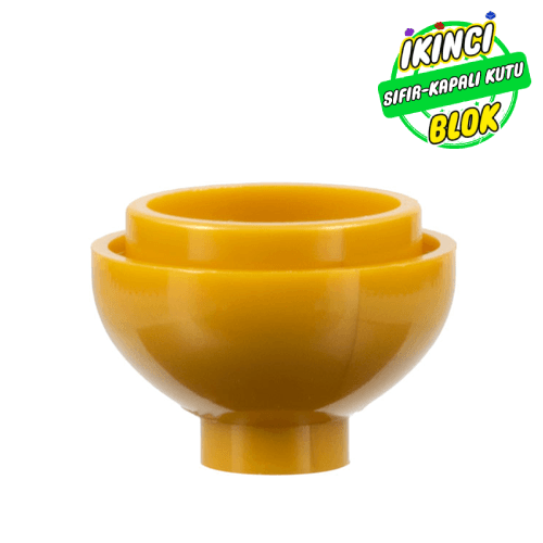 LEGO® 2 x 2 Kubbe Altı Parlak Altın Sıfır