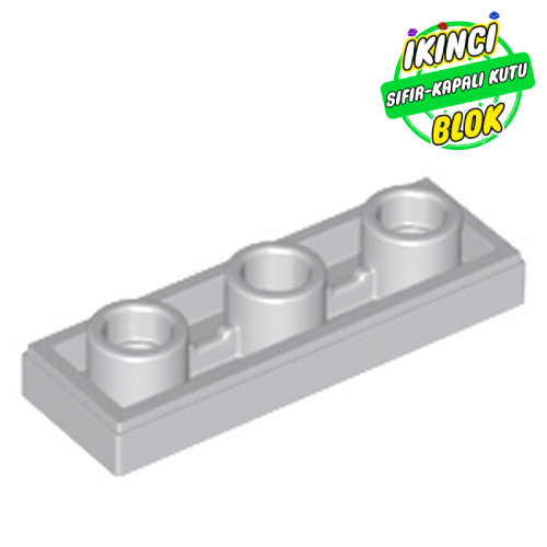 LEGO® 1 x 3 Ters Düz Plaka  Açık Mavimsi Gri Sıfır
